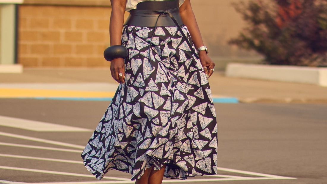 How to Style a Full Printed Skirt Year-Round