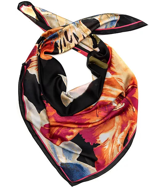 Vince Camuto silk scarf at Macy's, modern classic fashion, Farotelle blog, Minneapolis fashion content creator