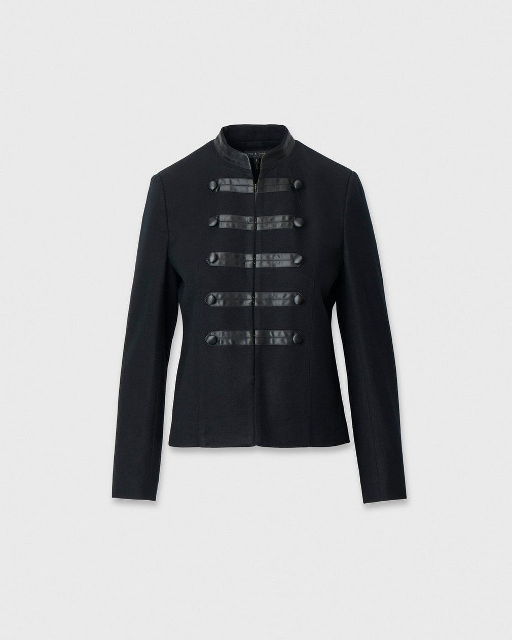 Rag and Bone Mercer jacket, black wool jacket for women, band jacket, fashion blazers, fall and winter outfits, edgy style, streetstyle inspo, Farotelle fashion blog, Minneapolis top fashion influencer, fashion over 40