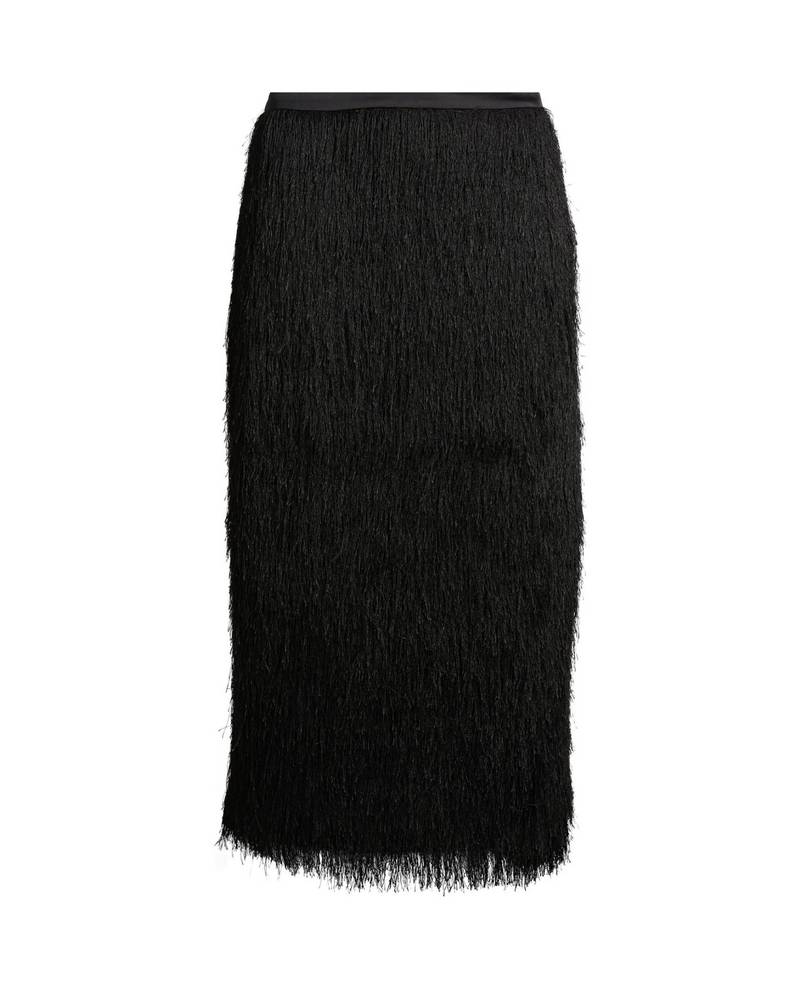 Nordstrom black fringe skirt, pencil skirt, workwear style, party looks, holidays 2026, Farotelle fashion blog, Minneapolis blogger content creator